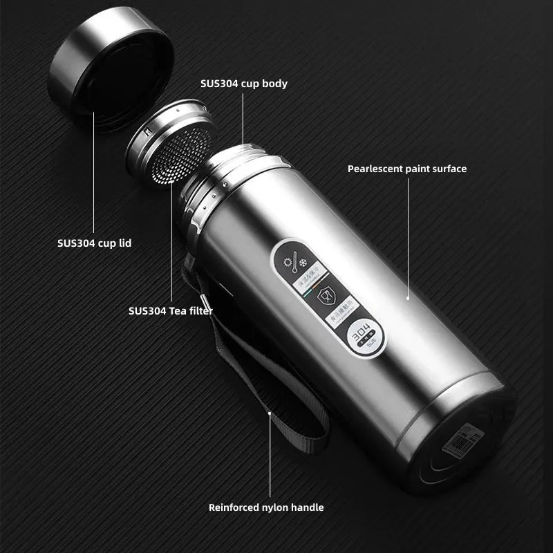 Thermos Bottle 500ML Temperature Display