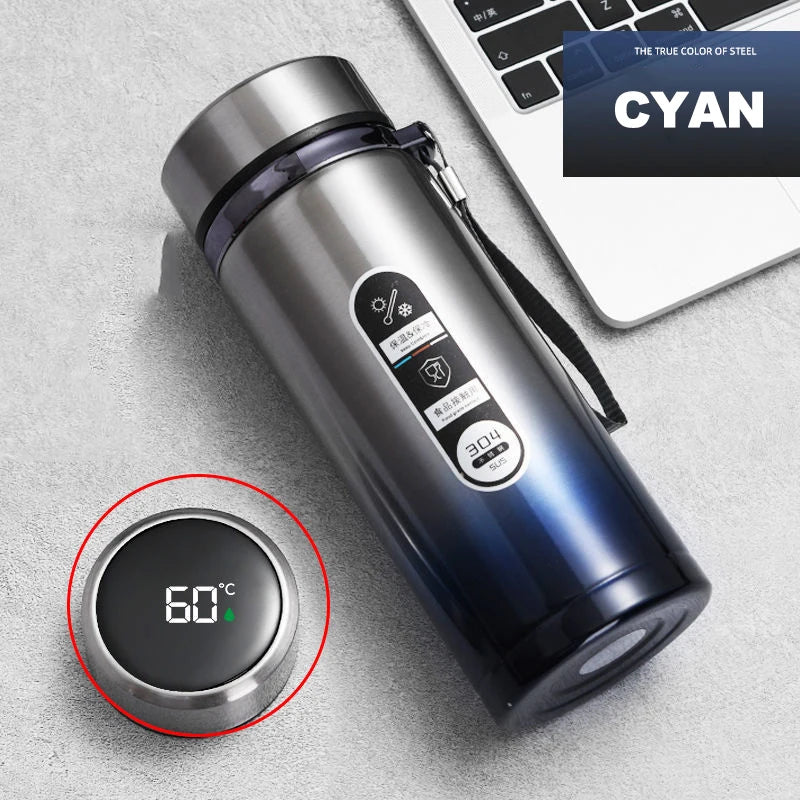 Thermos Bottle 500ML Temperature Display