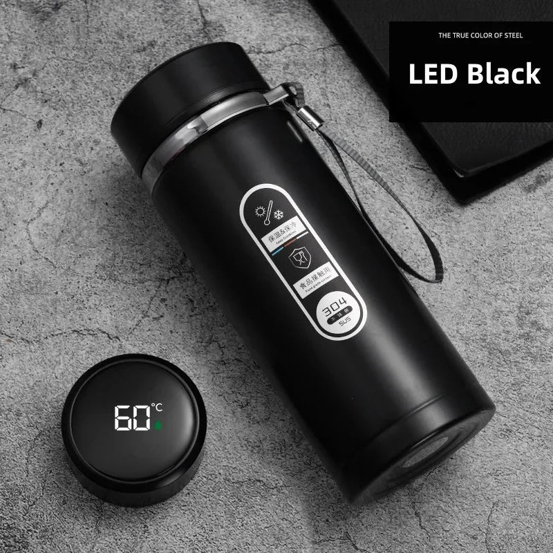 Thermos Bottle 500ML Temperature Display