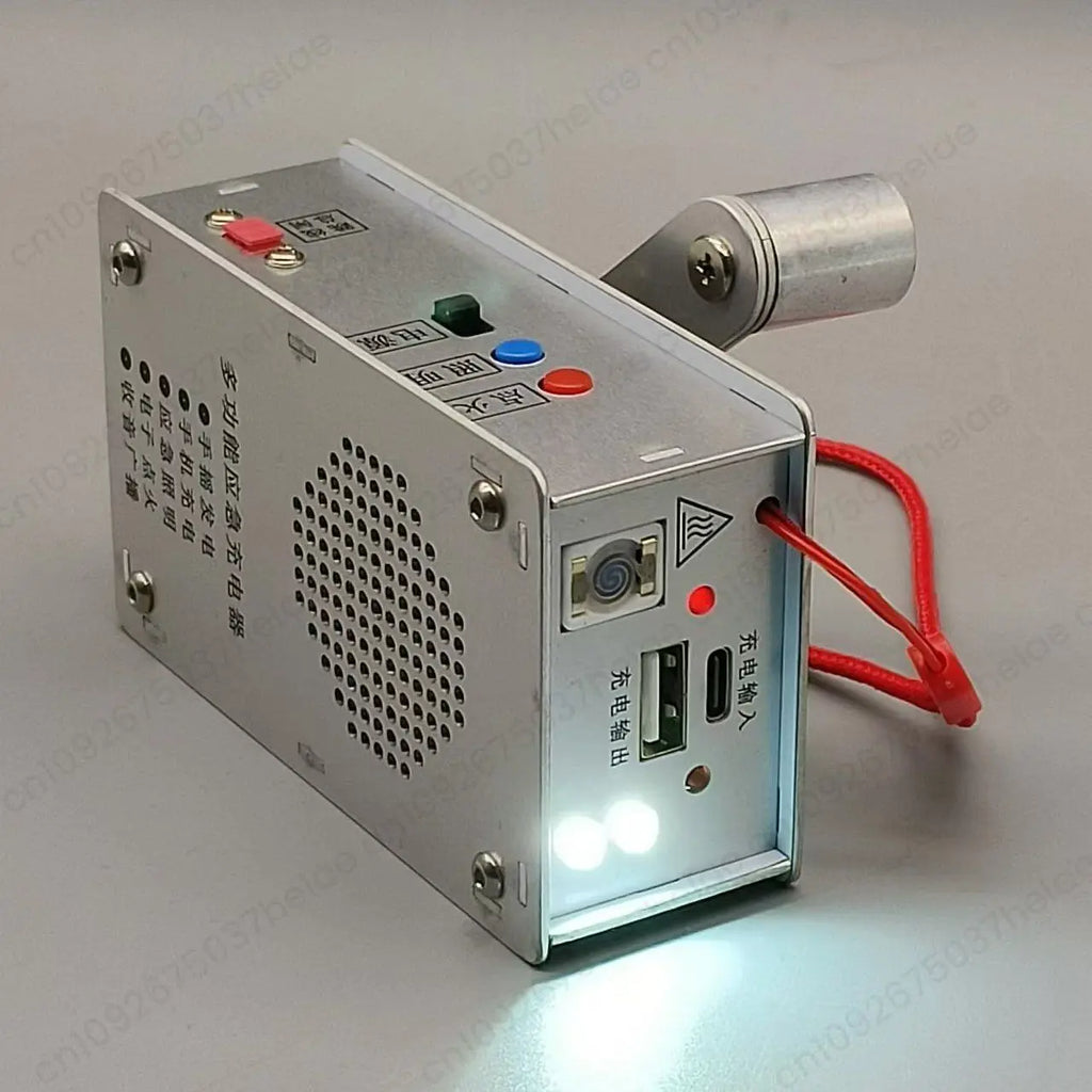 Hand Generator Multifunctional Radio igniter Flashlight USB Charging